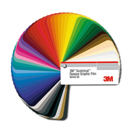 3M Scotchcal, Serie 50 Sample Swatch swatch, PVC 45mm x 120mm, NUANCIER50