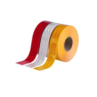 3M Scotchlite, 983 DG, réfléchissant PVC, 983-21 fluo yellow 53.50mm x 45.00m, adhésif permanent Boîte de 1 rouleau, 983-21ECE