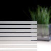 3M Fasara, film anti-regard Trame Horizontale, polyester, Slat Glace 80µm 1270mm x 30.00m, adhésif permanent Boîte de 1 rouleau, SLATGLAC