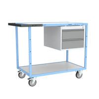 Servante établi équipée, 1 bloc 2 tiroirs, 250 kg, FIMM