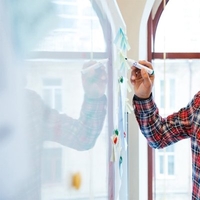 Film tableau blanc brillant haut de gamme Aslan WB995 blanc  brillant  150µm  1370mm x 50.00m