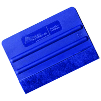 Avery raclette PRO Avec revêtement feutre un côté bleu 100 mmx80 mm(SQUEEGEEBLEU)