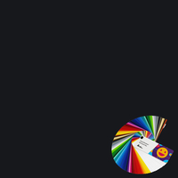 Avery, 500, mat, EM, PVC, 502 noir 0.080mm 500mm x 50.00m diamètre mandrin: 76mm Adhésif enlevable, Palette de 1 bobine 502EM/0.50