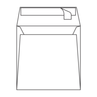 Enveloppe carré 170 x 170 mm  Curious Metallics Galvanised 120 g/m²