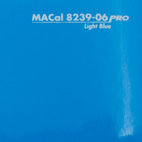 Adhésif de découpe MACal, 8200 Pro, brillant, PVC, 8239.06 light blue, 70µm, 1230mm x 50m