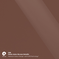Vinyles coulés Premium Arlon Premium Colour Change 508 Matte Aztec Bronze Metal mat FLITE Technology™ 80µm 1524 mm x 25 m