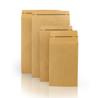 Pochette kraft à soufflets latéraux.