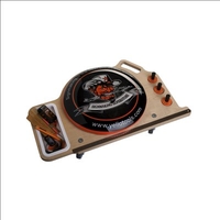 Siège roulant bas modulable Yellotools LowRider brun (TABOURET/BOIS)