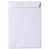 Pochette C4 229 x 324 mm Olin Design Regular pur blanc 120g/m2, patte droite Bande protégée, BoÃ®te de 250 pièces, FSC mix credit