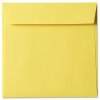 Enveloppe de couleur carrée 170 mm x 170 mm Pop'Set Virgin Pulp Golden 120 g/m²