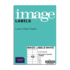 Etiquettes Laser - Coins droits - etiquette Image- Etiquette Blanche format A4 - Antalis
