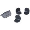 Coins parafeuillard avec picot Noir 40 mm x 40 mm
