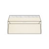 Enveloppe DL 110 x 220 mm sans bande sans fenêtre Conqueror Contour, martelé blanc nacré, strip, patte droite 120g/m2, contient du coton