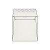 Enveloppes carrées 170 x 170 mm sans bande sans fenêtre Conqueror Iridescent, vélin, irisé, jaune moiré strip, patte droite, 120g/m2 contient du coton