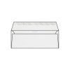 Enveloppe DL 110 x 220 mm sans bande sans fenêtre Conqueror Contour, martelé blanc, strip, patte droite, 120g/m2 contient du coton
