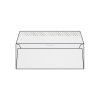 Enveloppe DL 110 x 220 mm sans bande sans fenêtre Conqueror Contour, martelé blanc diamant, strip, patte droite 120g/m2, contient du coton