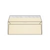 Enveloppe DL 110 x 220 mm sans bande sans fenêtre Conqueror Contour, martelé crème, strip, patte droite, 120g/m2 contient du coton