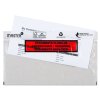 Pochette Porte-Document Master'in Performance Transparent Imprimé rouge et noir 140 mm x 240 mm - Plié en 3