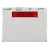 Pochette Porte-Document Master'in Performance Transparent Imprimé rouge et noir 140 mm x 175 mm - Plié en 2