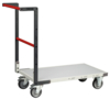 Chariot FIMM flat-pack dossier fixe 850 x 500 mm plateau mélaminé roues TPE 250 kg