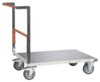 Chariot FIMM flat-pack dossier repliable 850 x 500 mm plateau tôle roues TPE 400 kg