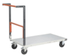 Chariot FIMM flat-pack dossier repliable 1000 x 600 mm plateau mélaminé roues caoutchouc 250 kg