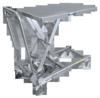Table élévatrice manuelle inox 304 Bishamon®, 150 kg