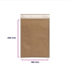 Pochette matelassée papier nid d'abeille 200 x 260 mm