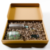 frisure papier recyclé brune