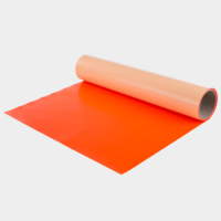 Flex de découpe vinyle pour transfert à chaud 126 orange fluo CHEMICA Firstmark